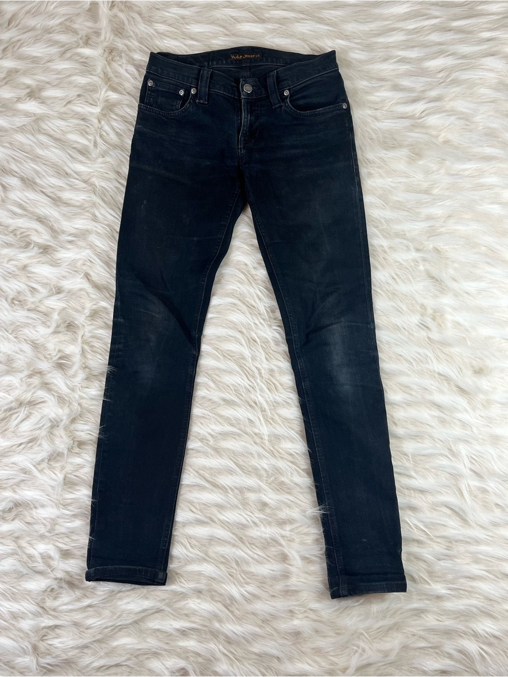 Nudie Tight Long John Jeans Men's 27x30 Black